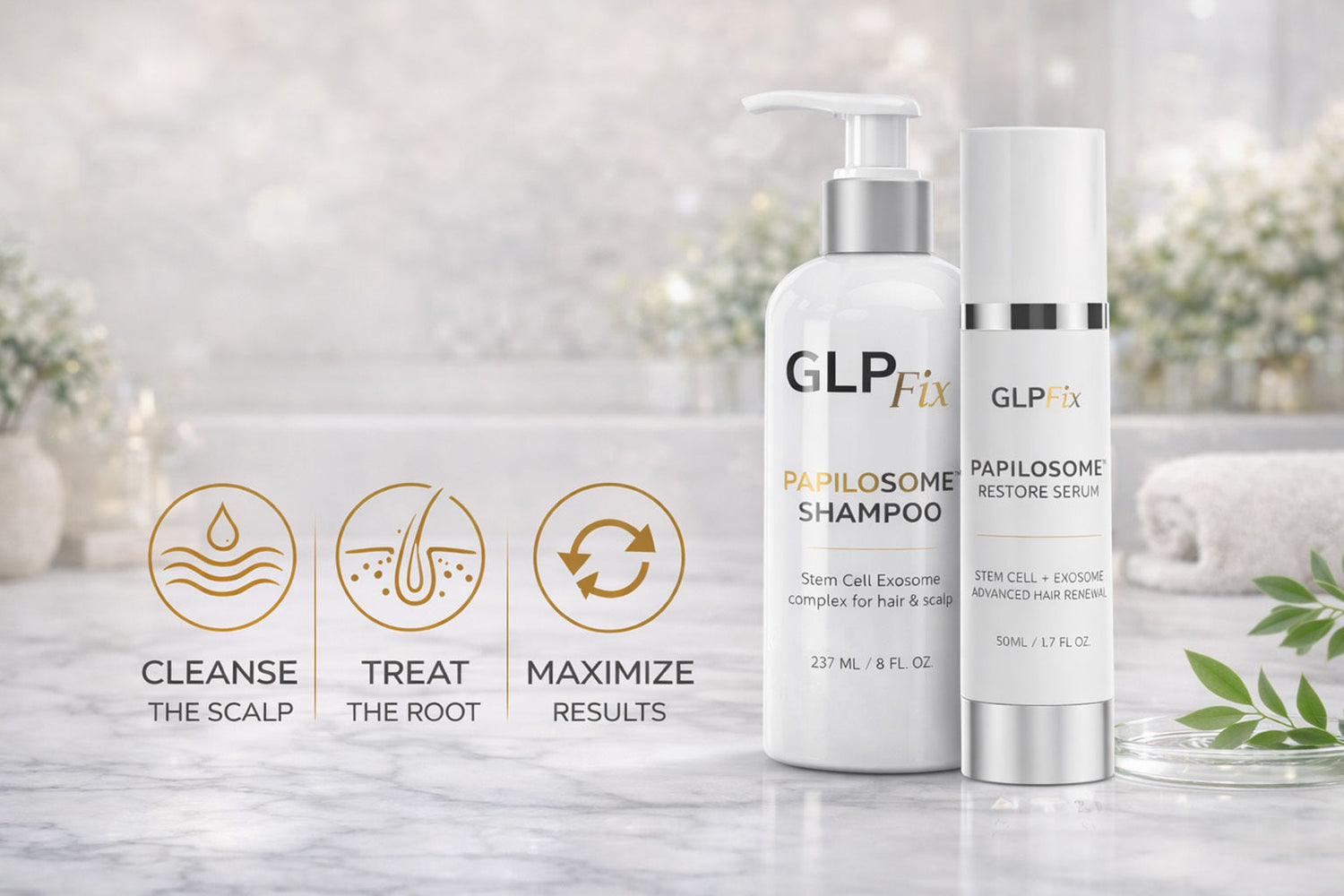 Can GLP-1 shampoo and serum be used together?